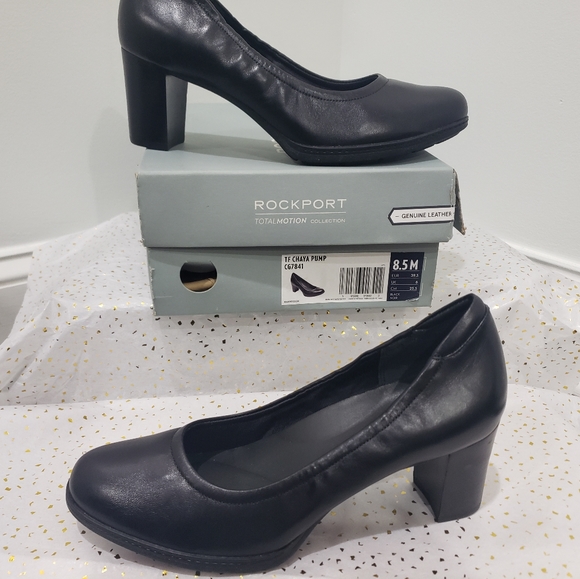 Rockport TF Chaya Black leather pumps - Picture 2 of 4